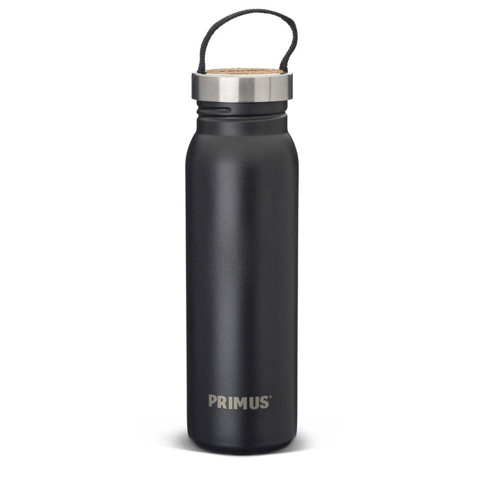 Primus Klunken Bottle 700ml stainless steel black powder coated screw-on cork - GoMilitar