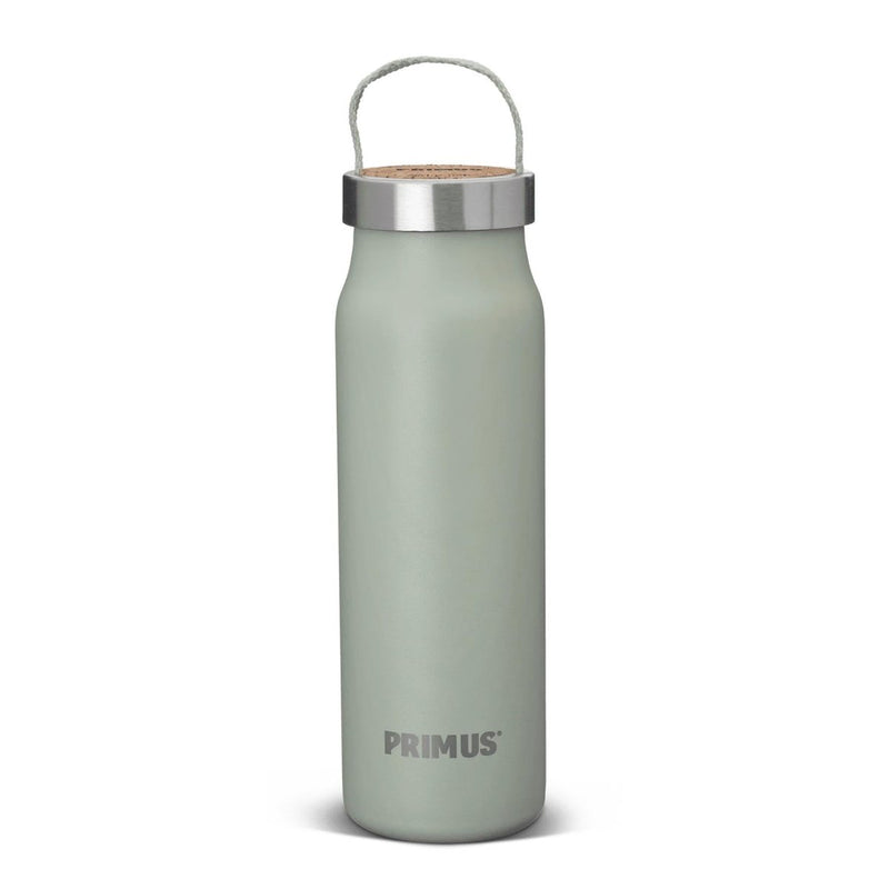 Primus Klunken 500ml stainless steel vacuum flask with handle, designed for hiking and outdoor use.