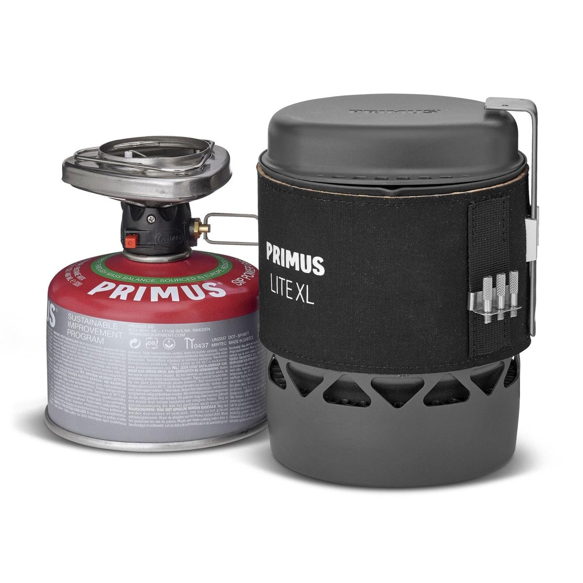 Ensemble de cuisine Primus Lite XL Marmite 1L Brûleur de randonnée Réchauffeur de nourriture de camping léger