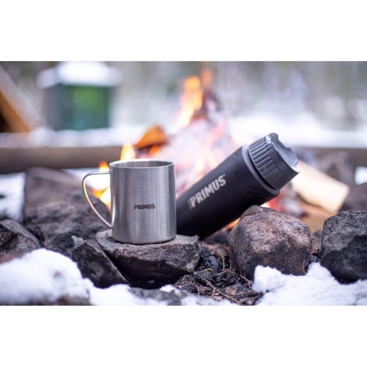 Bouteille isotherme Primus TrailBreak 500 ml 24 heures de rétention de la chaleur et du froid noir mat