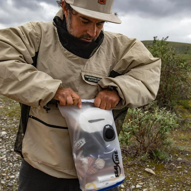 Sac étanche SealLine PurgeAir 5L avec fermeture à enroulement et protection de l'équipement