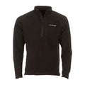 Snugpak IMPACT Veste polaire douce avec col montant et mentonnière avec fermeture éclair 1/4 Noir