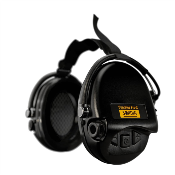 Sordin SUPREME PRO-X Electronic Hearing Protection 4 Audio Profiles Neckband, On-Ear Protection - GoMilitar