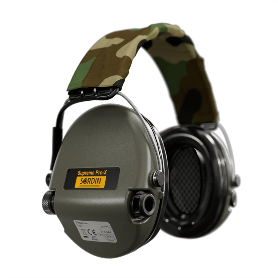 Sordin Supreme Pro-X Protection Auditive SordinHEAR2 4 Profils Audio Woodland