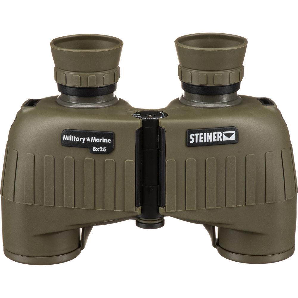 Steiner Binoculars Military Marine 8x25 Olive Rugged Auto Focus Hunting Optics
