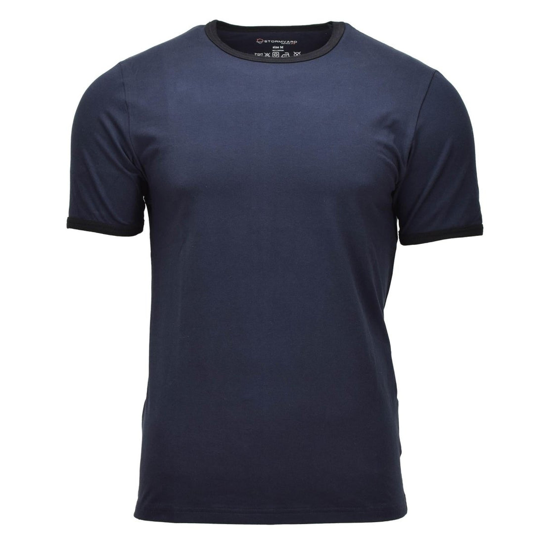 Stormvard Classic Cotton T Shirt Short Sleeve Tactical Casual Dark Blue