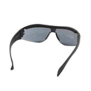 SWISS EYE wide safety glasses with smoke color lenses, anti-fog, anti-scratch, durable protective goggles