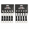 TAC MAVEN Mousquetons en aluminium de 6 mm, paquet de 5 pinces à clés d'extérieur, équipement de camping