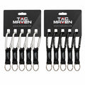 TAC MAVEN 7mm Aluminum Carabiners 5 Pack Outdoor Camping Key Clips