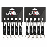 Pentagone Tactique 5mm Mousquetons En Aluminium Clips 5 Pack Camping En Plein Air Porte-clés