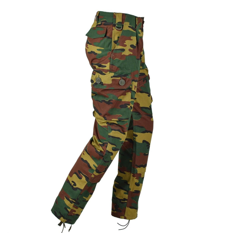 TACGEAR Brand Belgium Army style field cargo combat pants jigsaw camo ripstop - GoMilitar