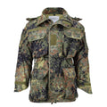 Veste de commando de style militaire de marque TACGEAR, entièrement zippée, ripstop flecktran