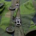 Veste de commando ripstop de style militaire de marque TACGEAR avec fermeture éclair complète et camouflage éclaté