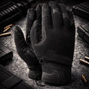 TAMREX Tactical Gloves Extremly Durable Synthetic Leather Good Grip Black - GoMilitar