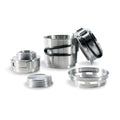 Ensemble de réchaud à alcool Tatonka Kit de cuisine d'extérieur Support de casserole en acier inoxydable