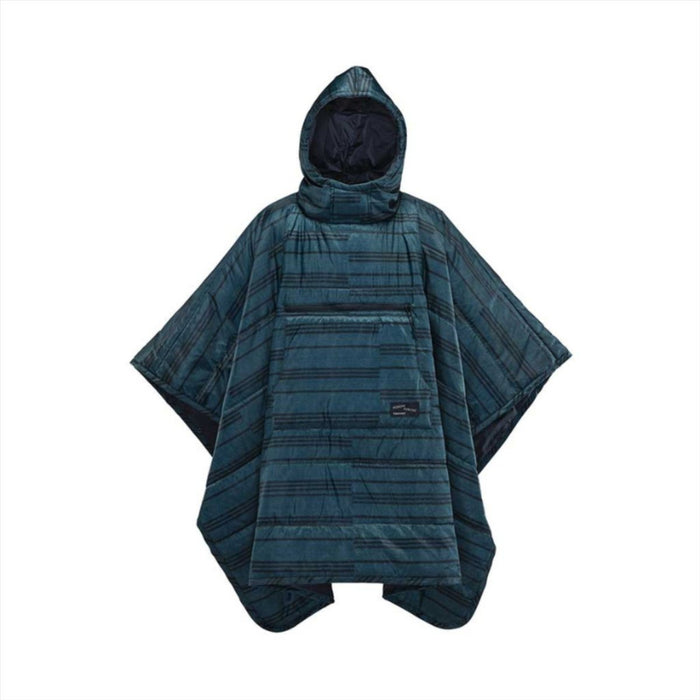 Therm-a-Rest Honcho Outdoor Poncho Ripstop Water Resistant Blanket, Blue color, Ponchos - GoMilitar