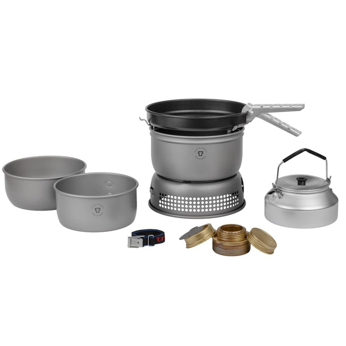 Trangia outdoor camping stove set hard anodized aluminum lightweight fuel burner - GoMilitar