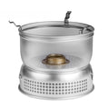 Ensemble de réchaud de camping d'extérieur Trangia en aluminium anodisé dur avec brûleur à combustible léger