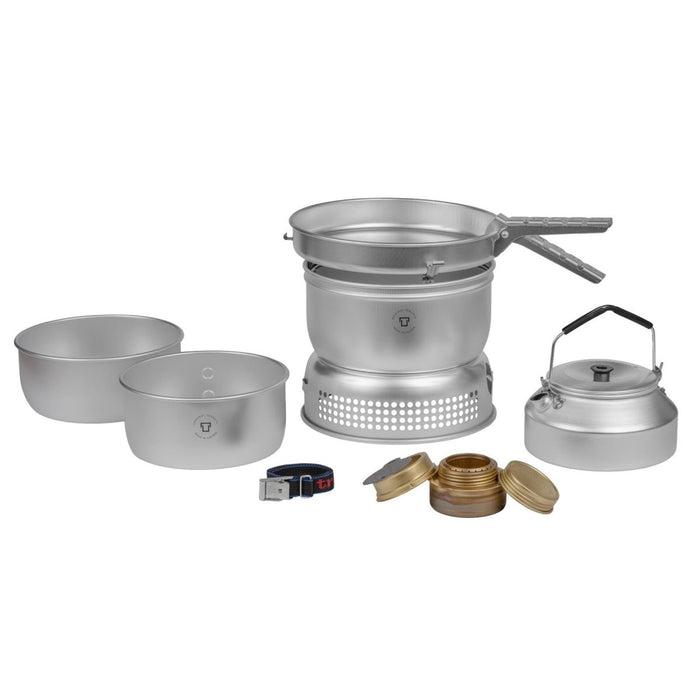Trangia stove set liquid fuel petrol burner ultralight compact pan kettle hiking - GoMilitar