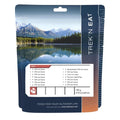 Trek'N Eat Main meal Chili con Carne survival dehydrated trekking camping food