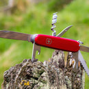 Victorinox Camper Couteau Multi-Outils 13 Fonctions 91mm Outil EDC de Poche Rouge