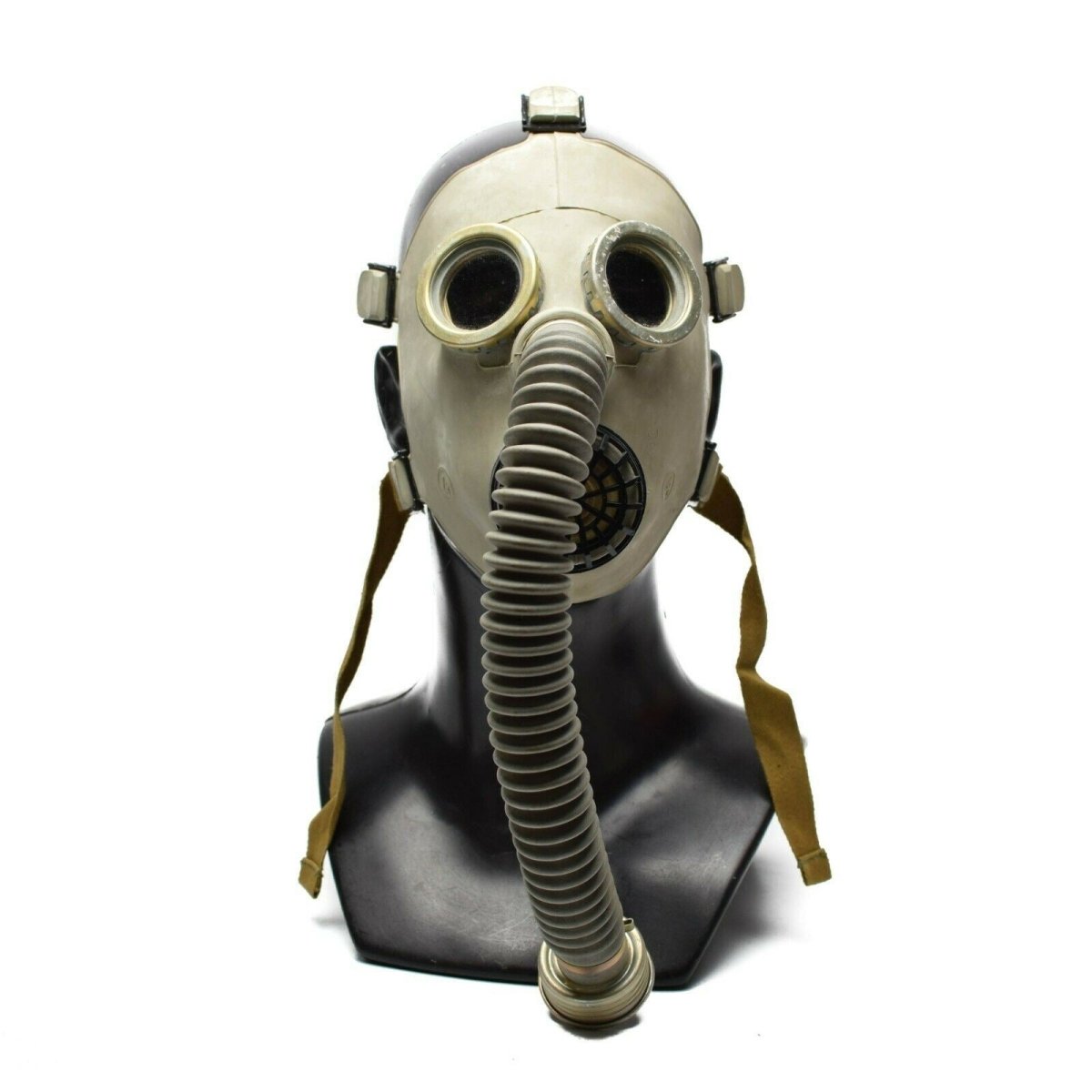 Masque à gaz militaire vintage PDF-7 S2 Tuyau de masque Surplus respiratoire Modèle mis à jour