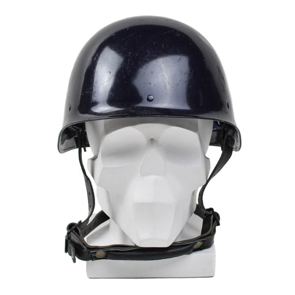 Genuine French Military MP Blue F1 tactical Helmet combat field gear vintage NEW