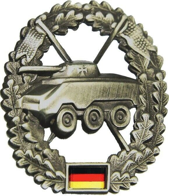 Véritable insigne de béret de l'armée allemande, cocarde pour char, troupes de reconnaissance, force blindée