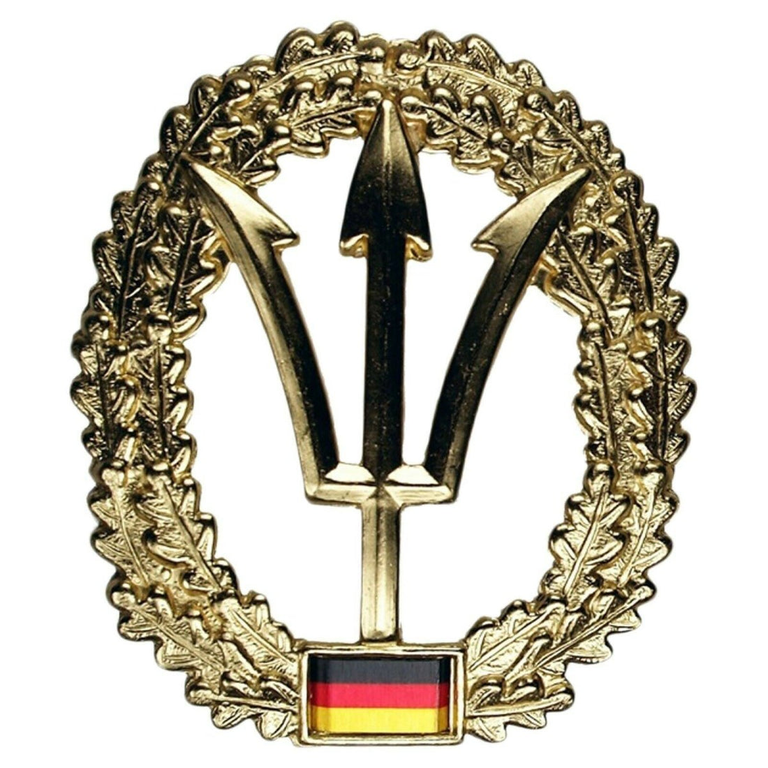 Insigne de béret de l'armée allemande authentique, cocarde, nageurs de combat, forces marines