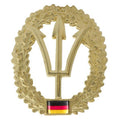 Insigne de béret de l'armée allemande authentique, cocarde, nageurs de combat, forces marines