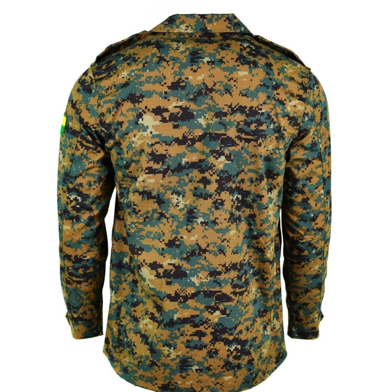 Guinee Bissau army jacket ripstop durable savana camo long sleeve tactical field shirts