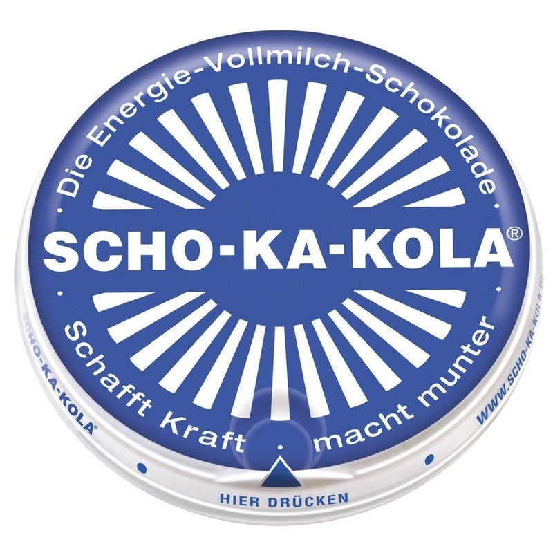 German Energy Milk Chocolate SCHOKAKOLA whole milk 100 g blue