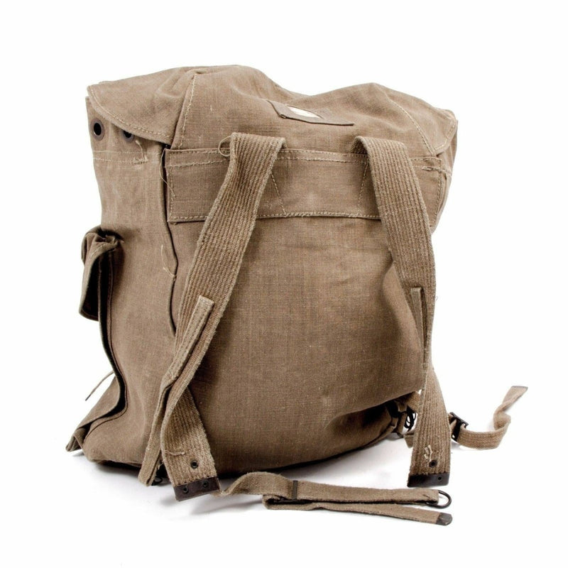 Original Italian army vintage rucksack mountain Big canvas bag XL size